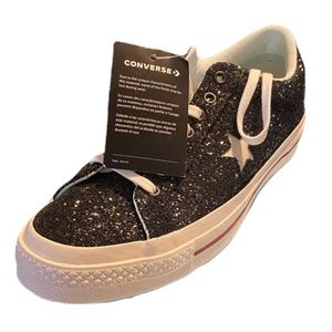 Chira Ferragni x Converse One Star Eyes Glitter Womens Black